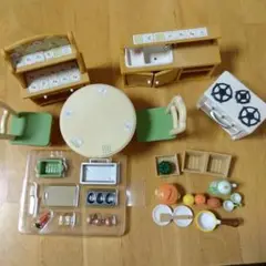 シルバニアファミリー 　おしゃれなダイニングルーム　キッチン　箱無し発送