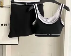 alo スポーツウェアセット ブラックM