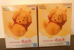 【未開封】SOFVIMATESきゅむころ くまのプーさん フィギュア2体セット
