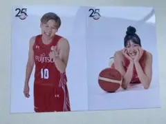 Wリーグ 富士通　#10町田選手 #52宮澤選手　写真セット