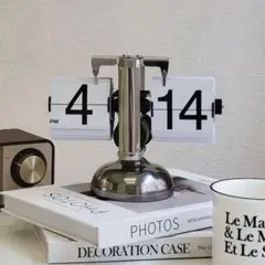 新品未使用　フリップクロック　パタパタ時計　置き時計 電池式 卓上 レトロ　13