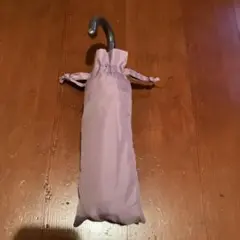 紫色 折りたたみ傘 収納袋付き