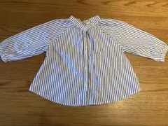 CLOUDY FINE LATERストライプシャツ　90