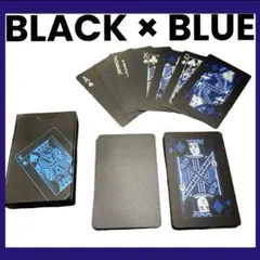 トランプ テーブルゲーム 防水 ポーカー 手品 イベント 収納 ブラック 青 白