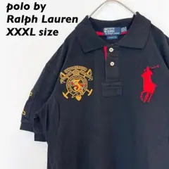 90s ポロバイラルフローレン　半袖ポロシャツ　ラガー　ビッグポニー　男女兼用