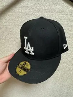 ay el ay en ドジャース キャップ 7 3/8 Ay El Ay En Los Angeles Dodgers Fitted Hat Navy メンズ