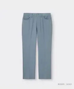 センタープレストストレートパンツ　GU