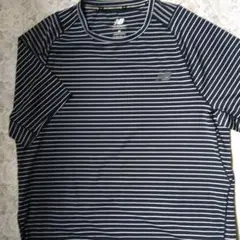 New Balance ストライプ Tシャツ Mサイズ