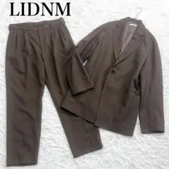 LIDNM メンズ セットアップ スーツ カジュアル リラックス モード L