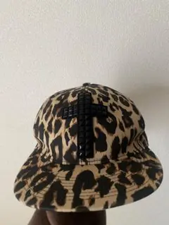 ヒョウ柄 スナップバックキャップ