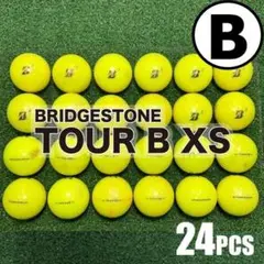 【B12】ブリヂストン TOURB XS 黄色 ロストボール 24球