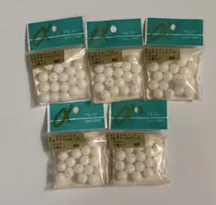 TOHO CRAFT ホワイトアクリルビーズ 10mm 18個入り