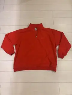 ハーフジップスウェット