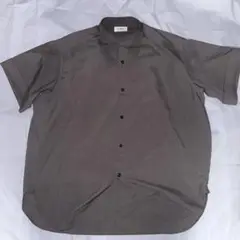 【美品】 THE RERACS リラクス 半袖 シャツ ブラウン
