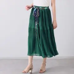 スカラー オリジナルベルト付 スカート　L〜LL
