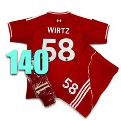 140㎝ 25-26 リバプール ヴィルツ サッカー ユニフォーム レプリカ