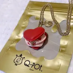 Q-pot.♡ラブハートストロベリーマカロンネックレス(RED)♡