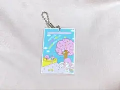 サンリオ　ガチャガチャ　ポストカードチャーム　リトルツインスターズ
