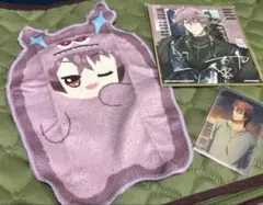 ８月末まで【御堂虎於】アイナナ　ズール ŹOOĻ色紙 カード ミニタオル