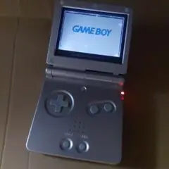 《画面内部にカビあり❗》GBASP ゲームボーイアドバンスSP　本体 シルバー