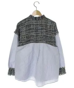 ZARA ツイード シャツ