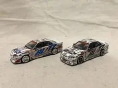 [希少]ホットワークス　D1GP BLITZ ER34 2台セット のむけん