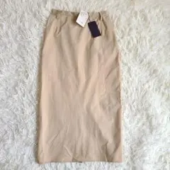 未使用タグ付 プラダ タイト スカート スリット ストレッチ ロング