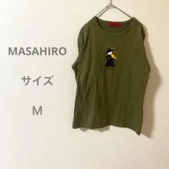 MASAHIRO　Tシャツ オリーブ　カジュアル