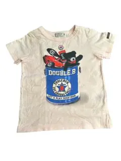DOUBLE.B ピンク Tシャツ 100