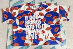 LITTLE TOKYO 韓国 ビンテージ Tシャツ くちびる リップ 口紅
