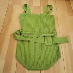 murua ムルーア　タンクトップ　ニット　ベルト