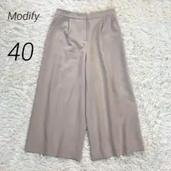 モディファイ Modify ガウチョパンツ ワイドパンツ LL相当 くすみカラー