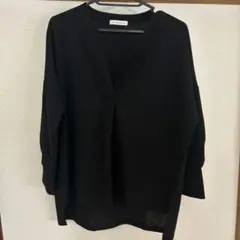 黒の8分袖シャツ Mサイズ