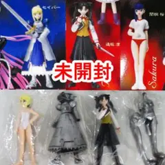 未開封4種】セイバー・遠坂凛・間桐桜 Fate/stay night フィギュア