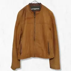 Framework 羊革 ヴィンテージ風 ジャケット オレンジ ブラウン