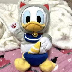 新品　ディズニー　ドナルド　ぬいぐるみ　迎春コレクション　招き猫