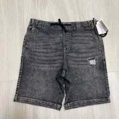 150cm ダメージデニムハーフパンツ　半ズボン　男の子　夏