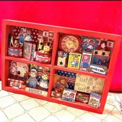 紙ものカントリー雑貨ラガディアン&アンディ ミニチュアコレクションオブジェ