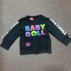 BABY DOLL トレーナー 90 ブラック