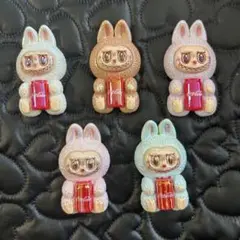 ラブブ ビーズ デコパにも⭕️ 5個セット