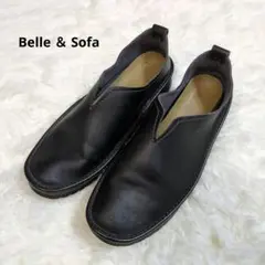Belle＆Sofa　ベルアンドソファ　スリッポン　レザー　コンフォートシューズ