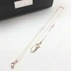 新品 未使用 ジュエリーマキ K10 ダイヤモンド ネックレス 10金