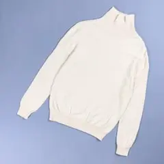美品 千趣会 ベルメゾン カシミヤニット クリーム色 サイズLL*ED875