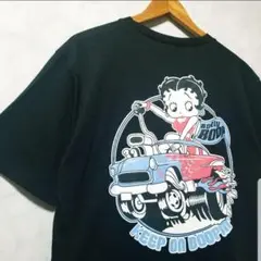 新品　Betty Boop　ブラック　Lサイズ　Tシャツ　半袖　アニメ服　メンズ