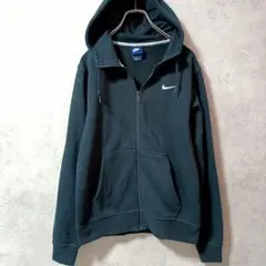 ナイキ/NIKE/パーカー/フーディー/М/青タグ/裏起毛/秋冬/ブラック/黒