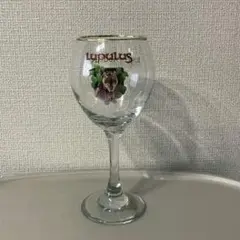 動物イラスト入りワイングラス