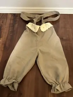 美品 cottoli コトリ/サスペンダー付きパンツ