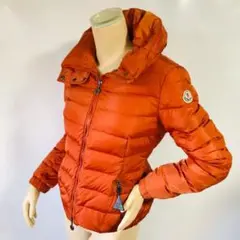 美品★モンクレール・SANGLIER ワッペン付 ジップ ダウンジャケット(0)
