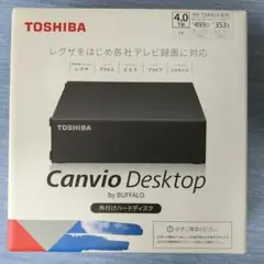 東芝　TOSHIBA 外付けハードディスク　Canvio Desktmp