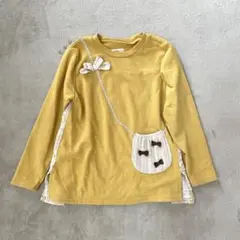 Biquette*Club 長袖トレーナー マスタード 120